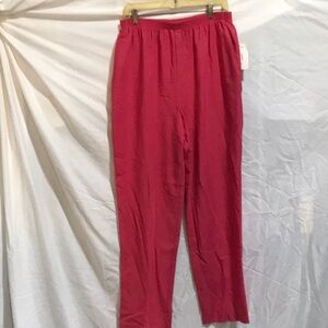 Southern Lady Pink Straight Leg Pants, lined pockets